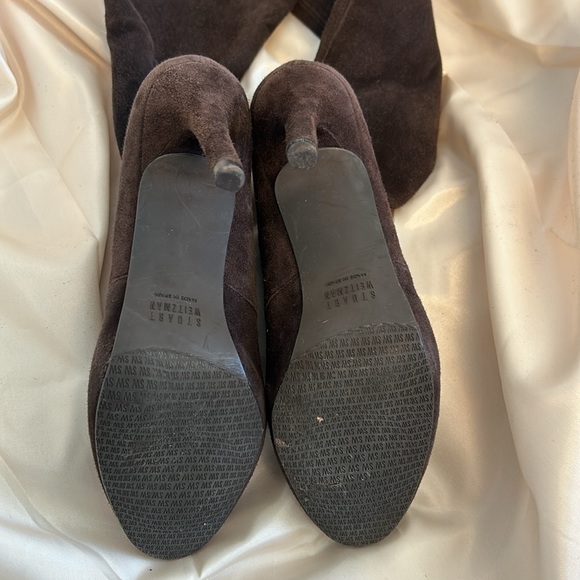 Stuart Weitzman brown suede knee high boots size 6.5 - Picture 3 of 5